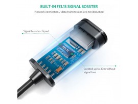 Kabel USB 2.0 A => A podaljšek Active z ojačevalcem signala 20m - Ugreen