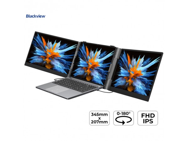 Prenosni monitor Blackview 35,6 cm (14,0") DCM6 1920x1080  60Hz IPS 2xUSB-C 100W Zvočniki  srGB