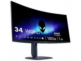 Monitor Dell 86,4 cm (34,0") AW3425DWM 3440x1440 Curved Gaming 180Hz VA 1ms 2xHDMI DisplayPort 2xUSB3.2 HAS  3H DCI-P3-95% AdaptiveSync FreeSync Premium HDR400 Alienware