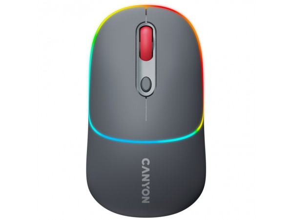 Miš brezžična + Bluetooth Canyon MW-22 1600DPI 4 gumbi temno siva (CNS-CMSW22DG)