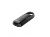 Spominski ključek 128GB USB 3.2 Sandisk Ultra Slider 400MB/s plastičen drsni črn (SDCZ480-128G-G46)