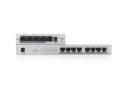 STIKALO 8-PORT ZyXEL 100/1000 PoE+ (GS1008HP-EU0101F)
