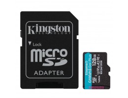 Spominska kartica microSDXC 128GB Kingston Canvas Select Plus 200MB/s/100MB/s U3 V30 UHS-I A2 +adapter (SDCG4/128GB)