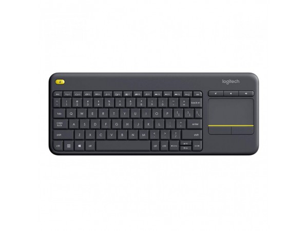 Tipkovnica brezžična Logitech K400 Plus | Slovenski nabor znakov črna + Touchpad (920-008385)