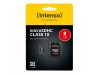 Spominska kartica microSDXC 8GB Intenso Class 10 25MB/s/12MB/s U1 V10 UHS-I +adapter (3413460)