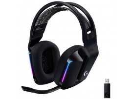 Slušalke gaming Logitech brezžične G733 Lightspeed 2,4Hz - črne (981-000864)