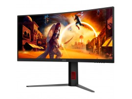 Monitor AOC 86,4 cm (34,0") CU34G4Z 3440x1440 Curved Gaming 240Hz Fast-VA 0,3ms 2xHDMI DisplayPort 2xUSB3.2 HAS  DCI-P3-103% AdaptiveSync HDR400 G4