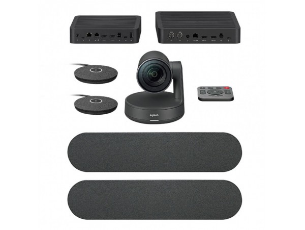 Konferenčni sistem Logitech Rally Plus 4K Kit komplet USB-C HDMI 4K UHD daljinec (960-001224)