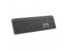 Tipkovnica brezžična + Bluetooth Logitech Signature Slim K950 US international | SLO gravura grafitna (920-012465)