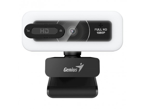 Spletna kamera Genius FaceCam LIGHT 2MP FHD 30FPS USB-C/A LED osvetlitev z upravljalnikom na kablu (32200010400)