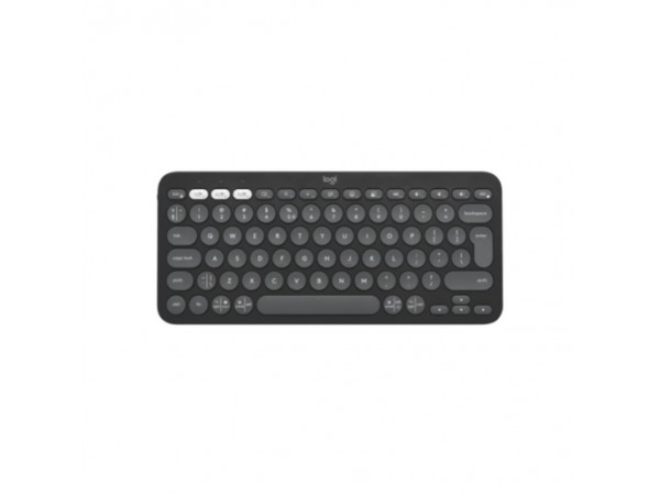 Tipkovnica Logitech Brezžična Pebble Keys 2 K380s Multi-Device SLO gravura grafitna (920-011851)