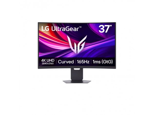 Monitor LG 94 cm (37,0") 37G800A-B 3840x2160 Curved 165Hz VA 1ms 4xHDMI DP 65W USB-C-Out Zvočniki 2x5W  DCI-P3-95% FreeSync Premium PRO BT RJ45 HDR10 UltraGear