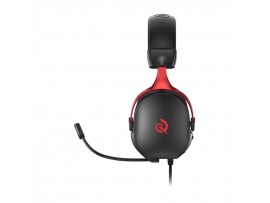 Slušalke žične QCY naglavne z mikrofonom USB Heroad VN200 črna-rdeča Gaming (H7GM black red)