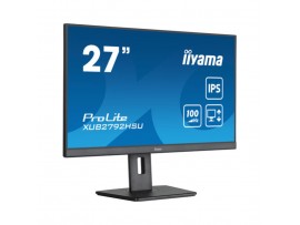 Monitor Iiyama 68,6 cm (27,0") XUB2792HSU-B6 1920x1080 100Hz IPS 0,4ms HDMI DisplayPort 4xUSB3.2 Pivot Zvočniki  sRGB99% AdaptiveSync ProLite