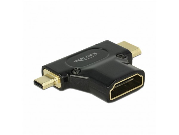 Adapter HDMI-C Mini M / HDMI-D mikro M / HDMI Ž