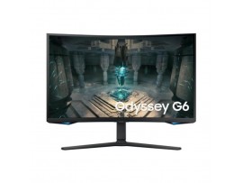 Monitor Samsung 81,3 cm (32,0") S32BG650EU 2560x1440 Curved Gaming Tizen 240Hz VA 1ms 2xHDMI DisplayPort 2xUSB3.2 Pivot Zvočniki  DCI-P3-95% FreeSync Premium PRO BT WiFi RJ45 HDR600 OdysseyG6 črna