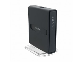 Usmerjevalnik brezžični Mikrotik WiFi5 802.11ac AC750 433Mbit/s 3G/4G USB dongle dualband 5xLAN 2x notranja antena (RB952Ui-5ac2nD-TC)