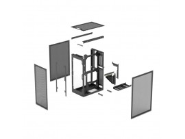 Ohišje Razni Ssupd Meshlicious MESH miniITX - črna