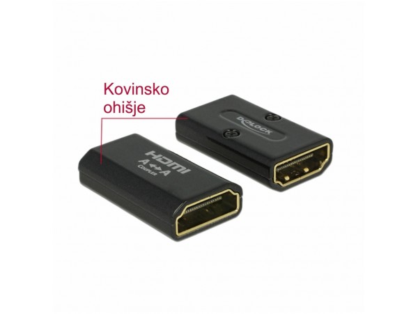 Adapter gender changer Delock HDMI Ž <=> HDMI Ž 19-pin 4K (65659)