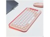 Tipkovnica brezžična + Bluetooth Logitech Pop Icon Keys US international | SLO gravura roza (920-013073)