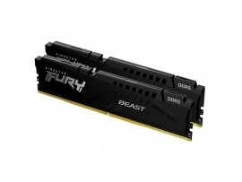 DDR5 64GB 6000MHz CL36 KIT (2x32GB) Kingston Fury Beast Black 1,35V Desktop črna (KF560C36BBEK2-64)