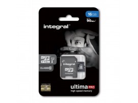 Spominska kartica SDHC-Micro 16GB Integral 90MB/s (INMSDH16G10-90U1)