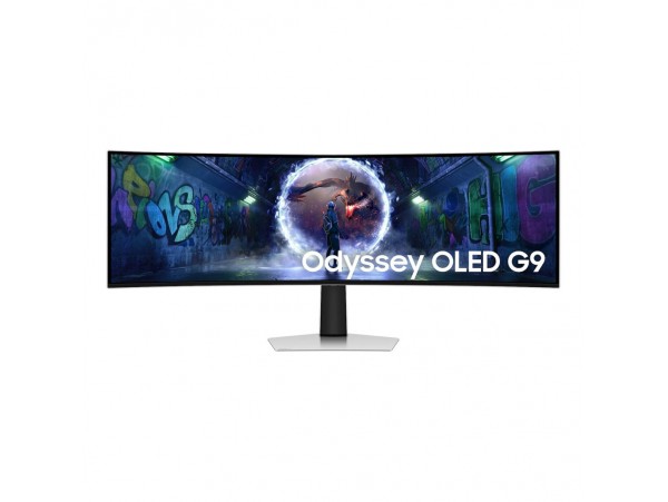 Monitor Samsung 124,5 cm (49,0") S49DG934SU 5120x1440 Curved Gaming 240Hz OLED 0,03ms HDMI Micro-HDMI DisplayPort USB-C 2xUSB-C-Out HAS  DCI-P3-99% FreeSync Premium PRO HDR10+ Odyssey OLED G9