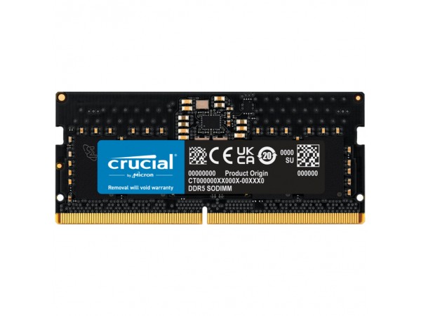 SO-DIMM DDR5 8GB 5600MHz CL46 Single (1x 8GB) Crucial - 1,1V črna (CT8G56C46S5)