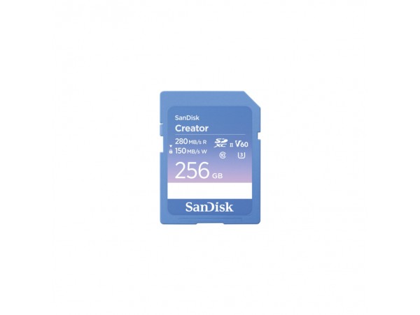 Spominska kartica SDXC 256GB Sandisk Class10 280MB/s/150MB/s U3 V60 UHS-II (SDSDXEP-256G-GNCIS)