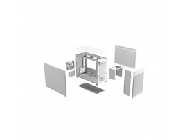 Ohišje Asus Prime AP201 miniATX - bela