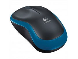 Miš brezžična za notesnike Logitech M185 nano modra (910-002239)
