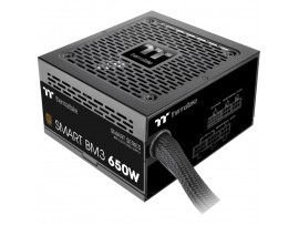 Napajalnik - 650W Thermaltake 650 Smart BM3 80Plus Bronze 85% ATX3.0 ATX12V Semi-Modular 120mm črna (PS-SPD-0650MNFABE-3)