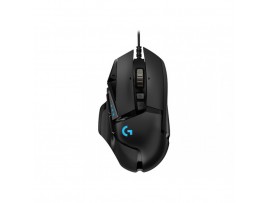 Miš Logitech USB G502 Hero optična gaming 11 gumbov 16000DPI RGB črna (910-005471)