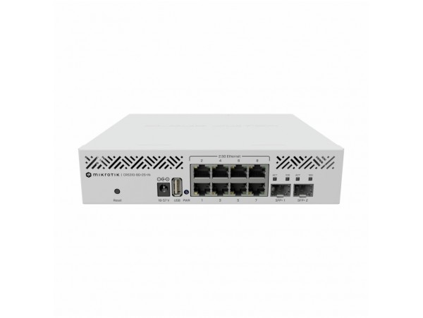 STIKALO 8-PORT Mikrotik 2,5G (CRS310-8G+2S+IN)