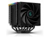 Zračni hladilnik DeepCool AK620 Digital - 28 dB 162mm RGB črna (R-AK620-BKADMN-G)