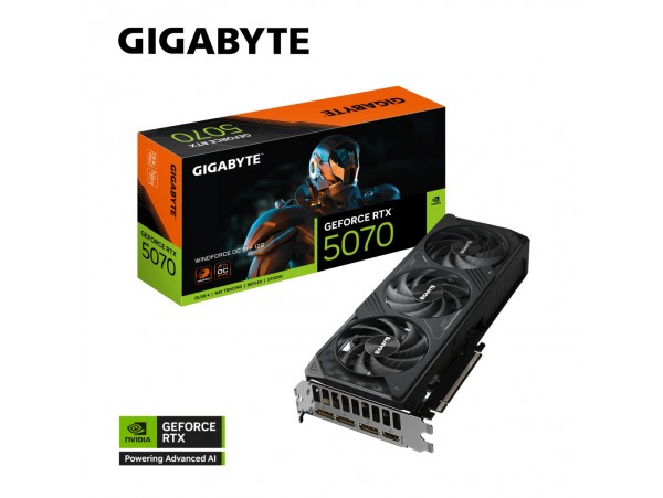 Grafična kartica nVidia RTX5070 GigaByte Windforce OC SFF - 12GB GDDR7 (GV-N5070WF3OC-12GD)