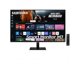Monitor Samsung 80 cm (31,5") S32DM702UU 3840x2160 Smart TV Tizen VA 4ms 2x HDMI USB-C 65W 2xUSB2.0 Zvočniki 2x5W  NTSC72% 2xUSB2.0 BT WiFi HDR10 Smart M7 črna