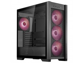 Ohišje Asus TUF Gaming GT302 TG MidiATX - črna RGB