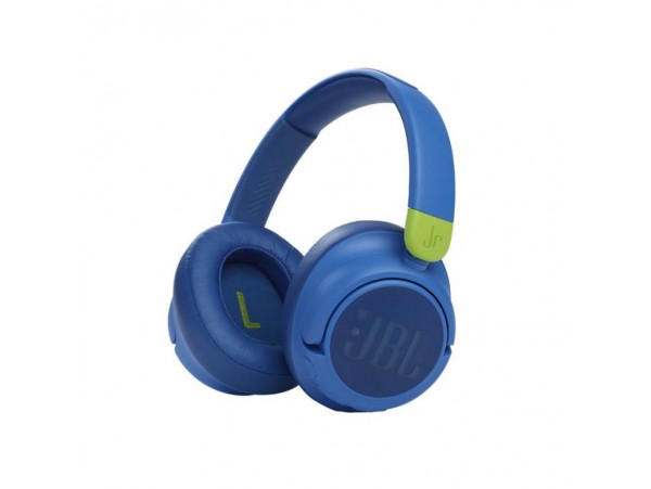 Slušalke brezžične JBL naglavne BT/1x3,5mm JR460NC modre Bluetooth otroške (JBLJR460NCBLU)