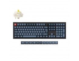 Mehanska Tipkovnica brezžična Bluetooth USB-C Keychron V6 Max rumena stikala UK | Gateron Jupiter RGB (V6M-D4-UK)