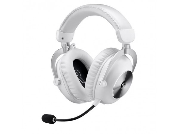 Slušalke brezžične Logitech naglavne z mikrofonom BT/1x3,5mm/USB G PRO X 2 LIGHTSPEED bele (981-001269)