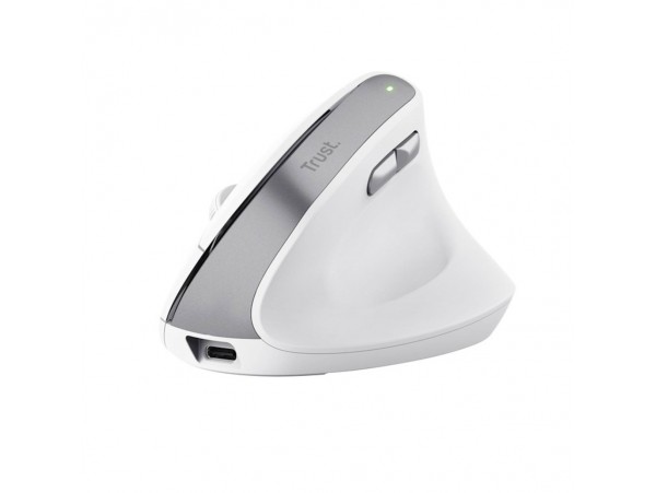 Miš brezžična ergonomska Trust Bayo II 2400DPI 6 gumbov bela (25398)