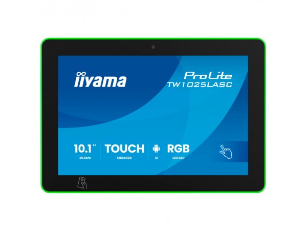 IIYAMA 10,1" RGB LED-Lightbar Panel-PC with Android 13+GMS, SOC Quad-core RK3568 4GB, Storage 32GB, PCAP 10-Points Touch, 1280x800, 390cd/m2, IPS