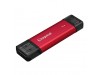 Prenosni disk SSD 1TB USB-C USB 3.2 Kingston Dual Portable 1050MB/s  - rdeča (SPSD/1TB)