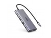 Priklopna postaja USB-C => Ugreen 11v1 1xVGA 1xHDMI 2xUSB3.2 2xUSB-C 100W 1xLAN 1x3,5mm (45520)
