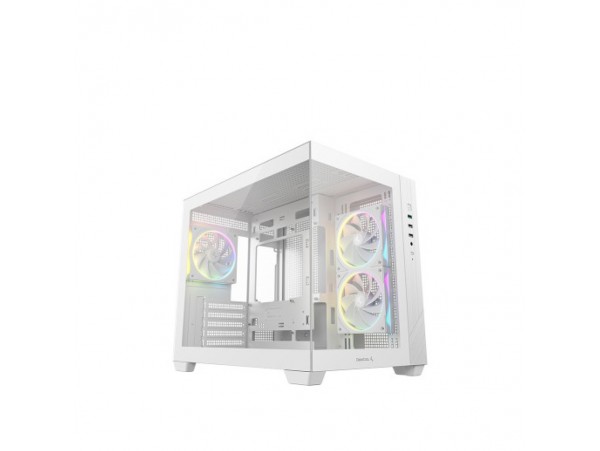 Ohišje Deepcool CG330 3F WH microATX - bel RGB