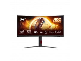 Monitor AOC 86,4 cm (34,0") CU34G4 3440x1440 Curved Gaming 180Hz Fast-VA 0,5ms 2xHDMI DisplayPort HAS  DCI-P3-92% AdaptiveSync HDR10 G4