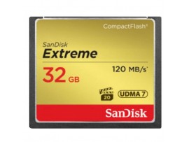 Spominska kartica Compact Flash 32GB Sandisk Etreme 120MB/s/85MB/s (SDCFXSB-032G-G46)