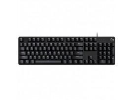Tipkovnica Logitech USB gaming G413 US international črna osvetljena mehanska Romer-G SLO gravura (920-010437)
