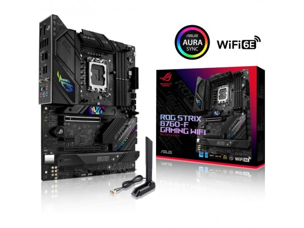 Osnovna plošča 1700 ASUS ROG STRIX B760-F GAMING WIFI DDR5 3x M.2 HDMI, DisplayPort (90MB1CT0-M0EAY0)